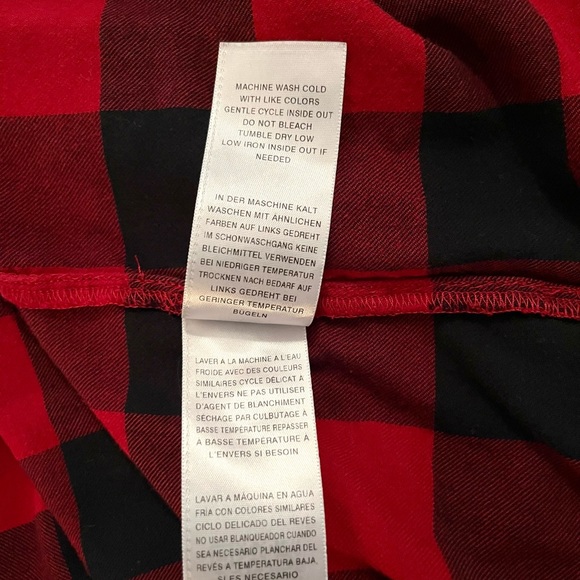 True Religion Lumberjack Plaid Fleece Shirt - Picture 8 of 9